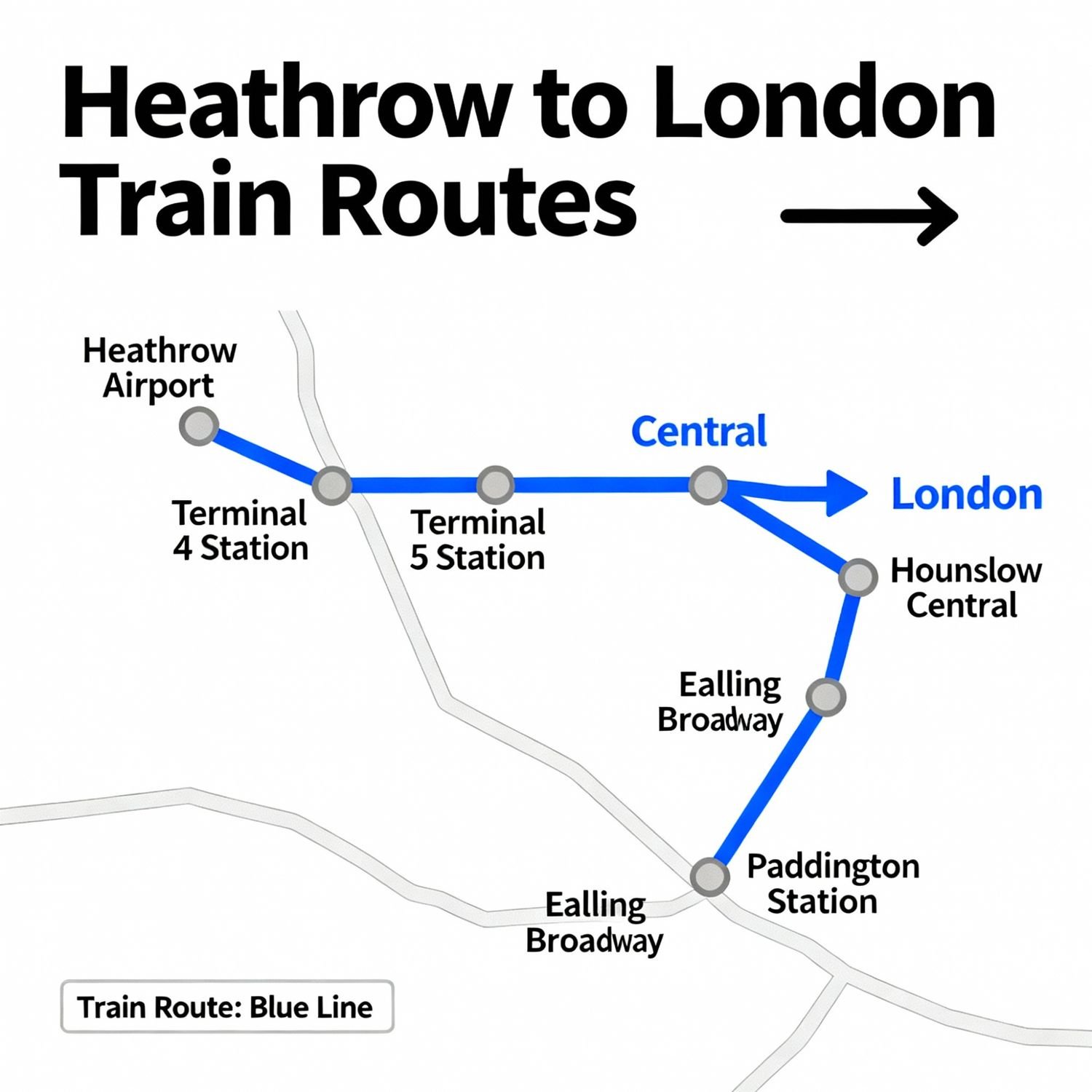 Heathrow to London Train Tickets